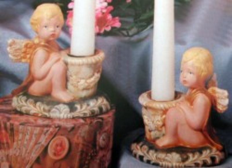 Cherub Candleholder (1 only)