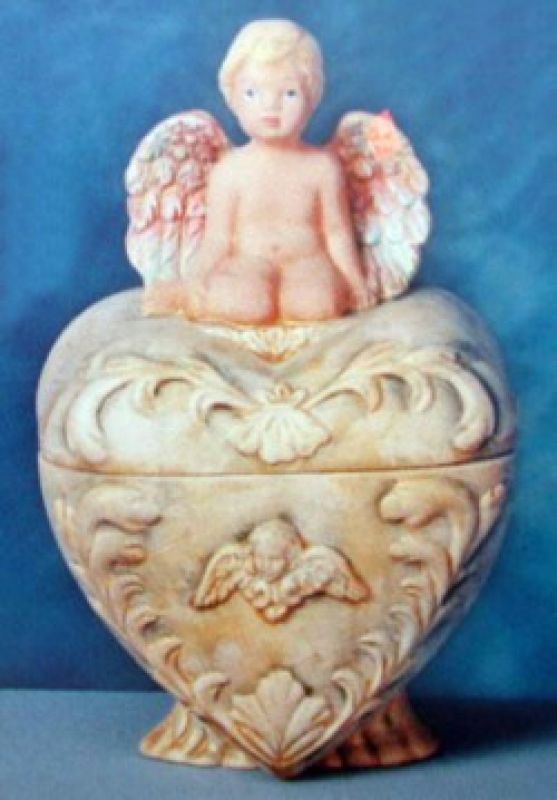 Heart Box With Cherub
