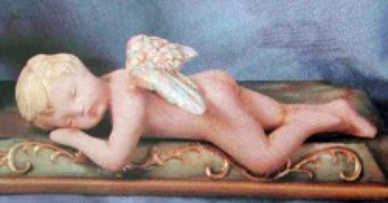 Shelf Cherub Sleeping 4