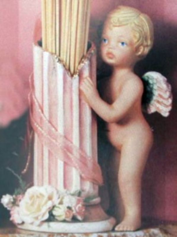 Cherub Match Holder