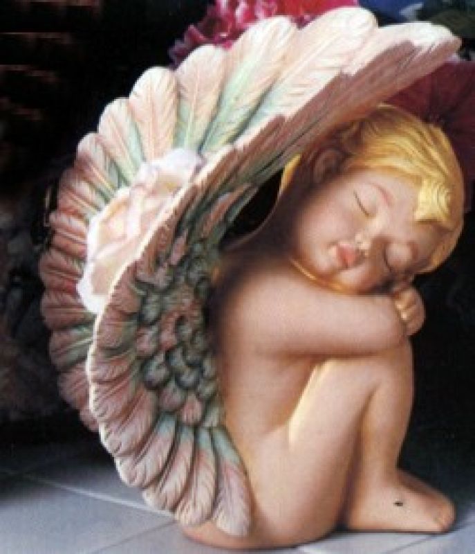 Cherub Uplifted Wing R Large