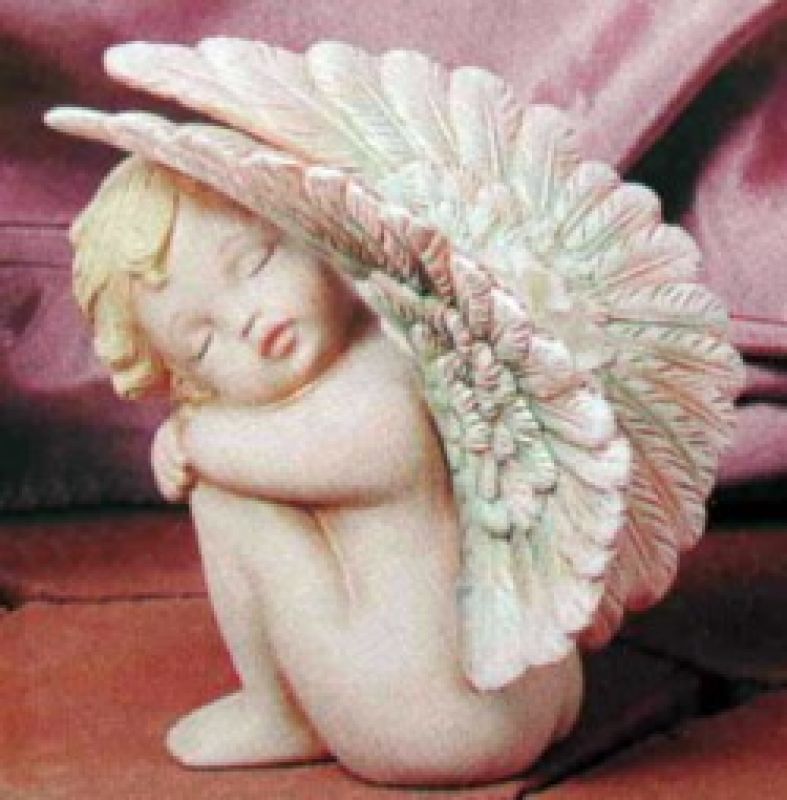 Cherub With Wings Up Med 6