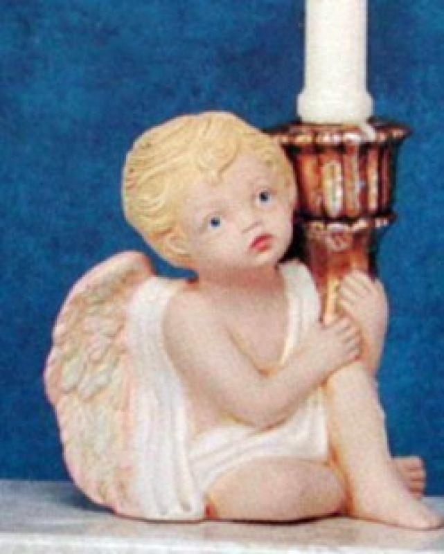Cherub Sitting Candleholder