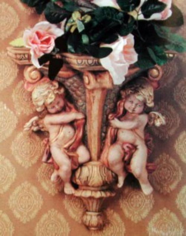 Double Cherub Shelf