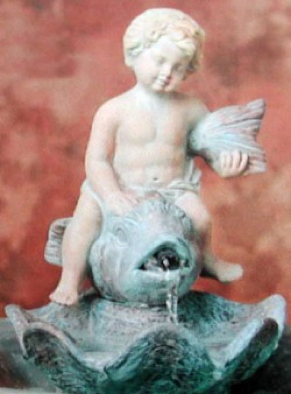 Cherub On Dolphin