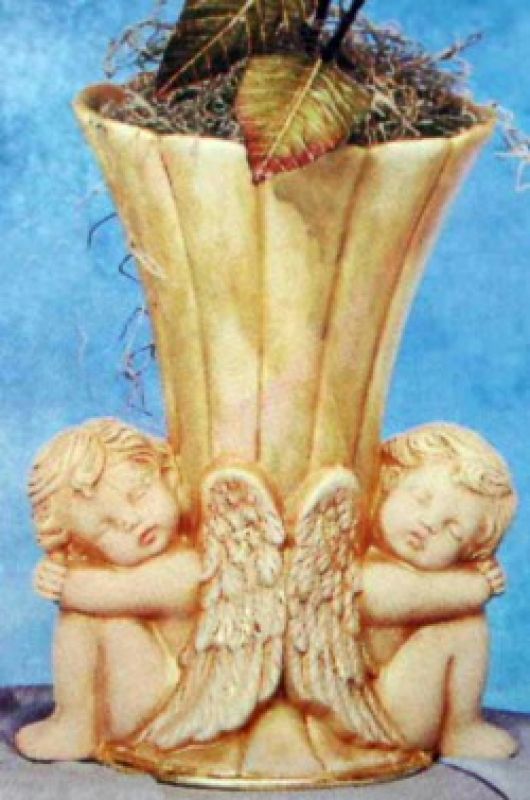 Sleep Cherub Vase No Lid