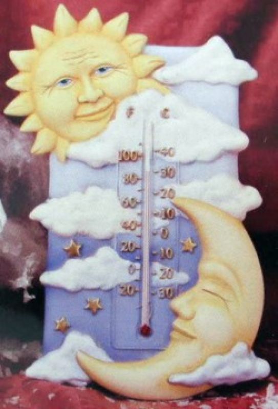 Sun & Moon Thermometer (thermometer not included)