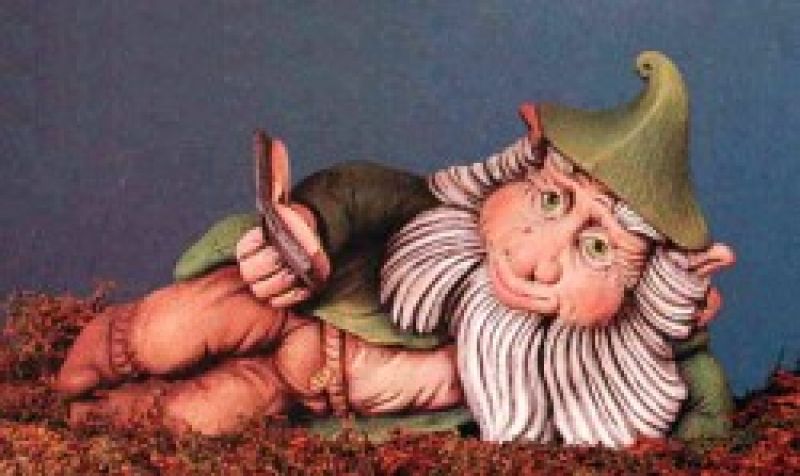 Gnome With Book
