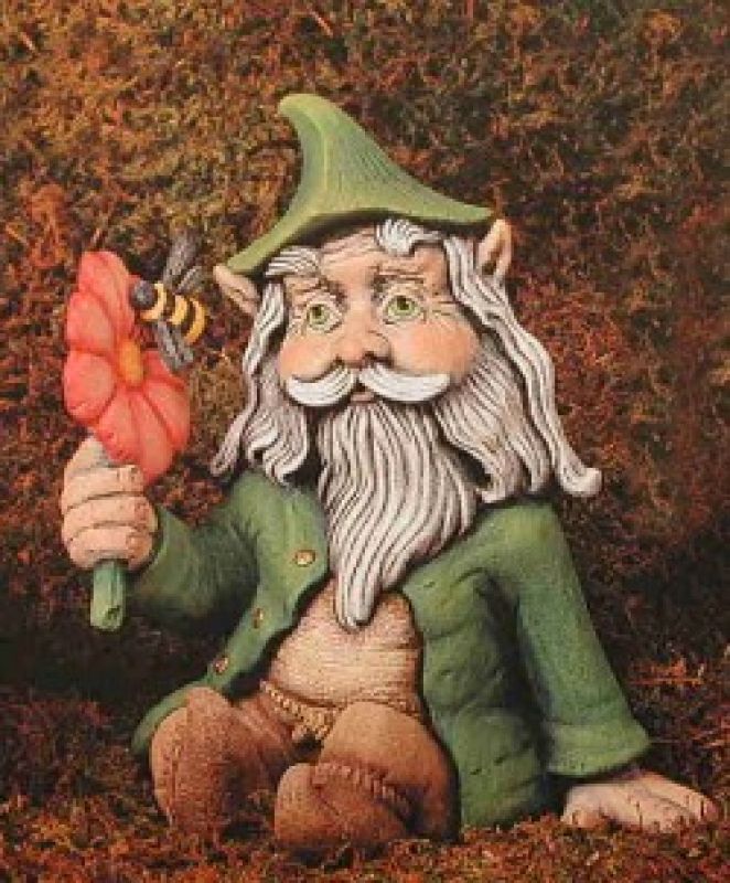 Sitting Gnome Small