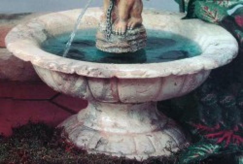 Round Fountain on Small Base