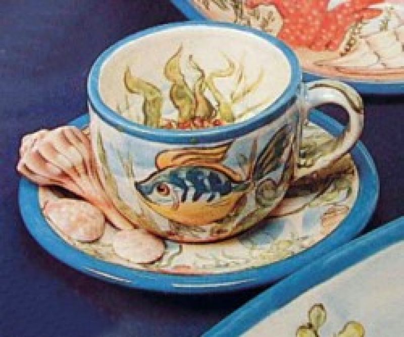 Cappuccino Cup Large and Saucer