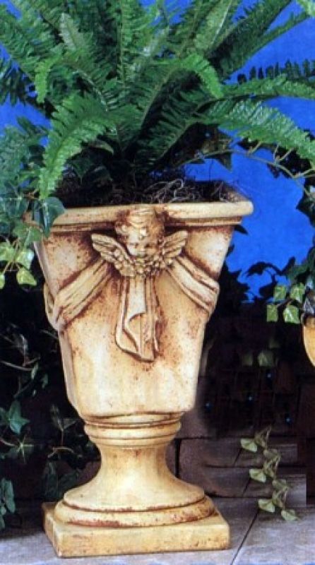 4-Sided Planter with Cherub Large