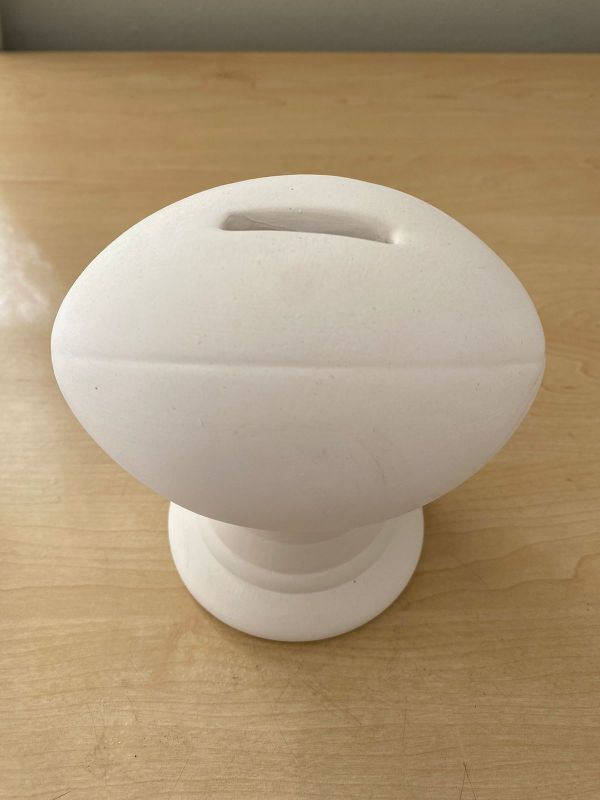 Rugby Ball on Stand
